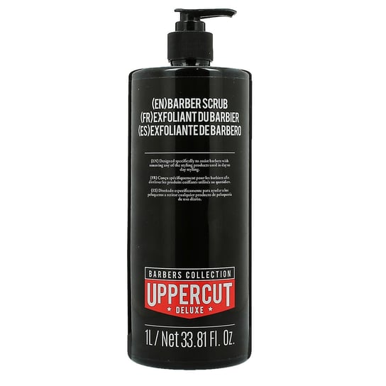 Uppercut Deluxe, Barber Scrub, szampon z peelingiem oczyszczający, 1000 ml UPPERCUT DELUXE