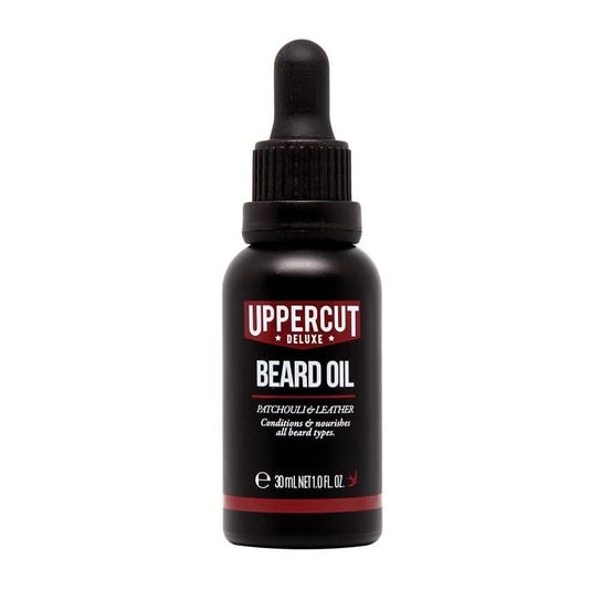 Uppercut Deluxe Beard Oil Olejek do brody o zapachu paczuli i garbowanej skóry 30ml UPPERCUT DELUXE