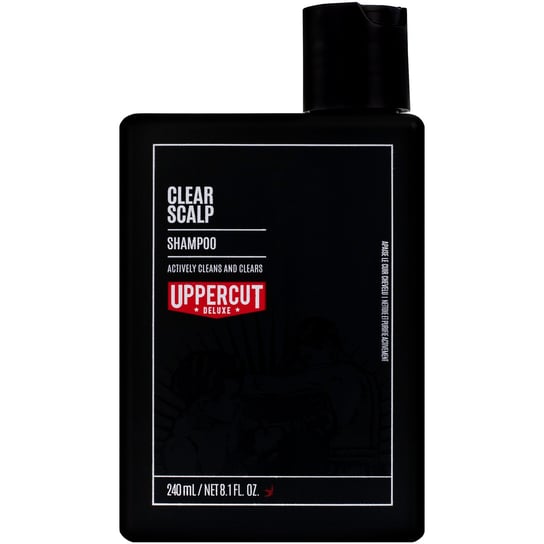 Uppercut, Deluxe Clear Scalp, Leczniczy szampon redukujący swędzenie i łuszczenie się skóry głowy, 240 ml UPPERCUT DELUXE