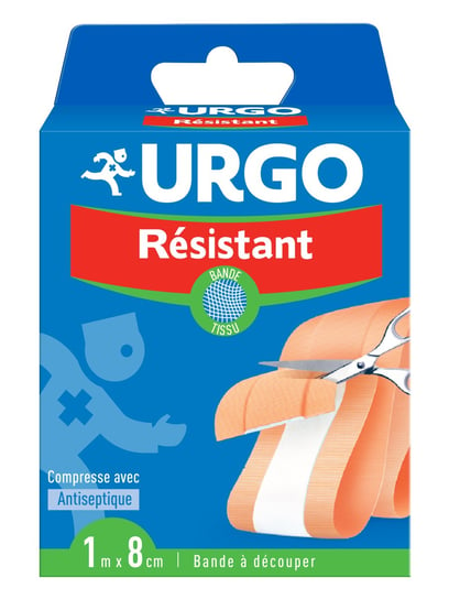 Urgo, Resistant, Plaster antybakteryjny do cięcia 1 m x 8 cm Urgo