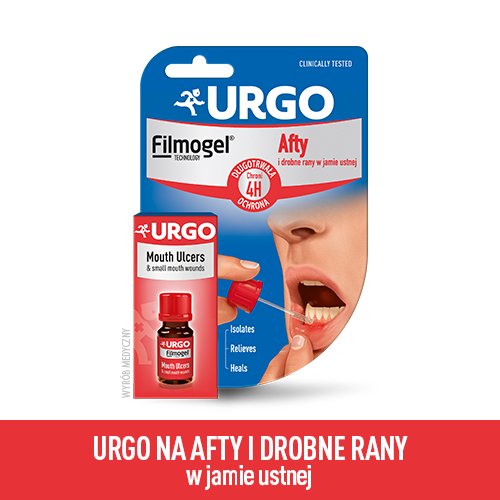 Urgo, Żel na afty i drobne rany w jamie ustnej, 6 ml Urgo