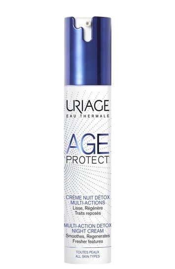 Uriage Age Protect, krem detoksykujący multi-action, na noc, 40 ml Uriage