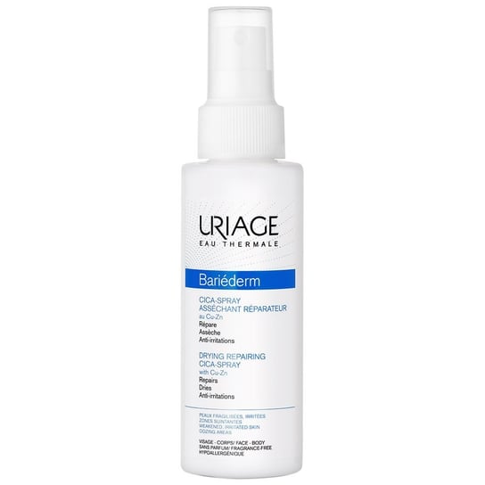 Uriage, Bariederm Cica-Spray Osuszająco-Regenerujący Spray Do Skóry Podrażnionej, 100 ml Uriage
