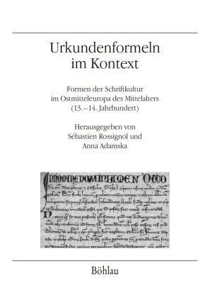 Urkundenformeln im Kontext Boehlau Verlag, Bohlau Wien