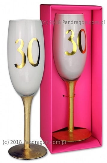 Urodzinowy kieliszek do szampana w kartoniku - 30 Inna marka