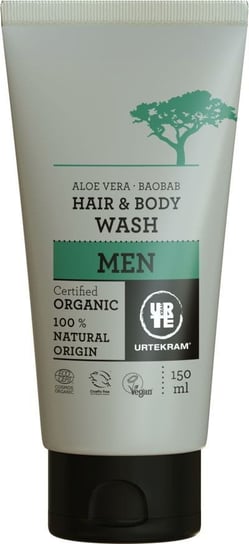 Urtekram, płyn do mycia włosów i ciała dla mężczyzn, 150 ml Urtekram