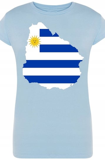 Urugwaj Flaga Damski Modny T-Shirt Logo Rozm.S Inna marka