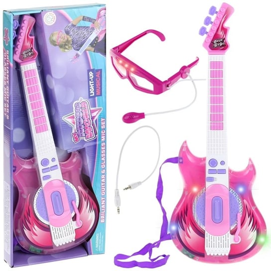 Urwiskowo, gitara rockowa elektryczna z mikrofonem dla dzieci Urwiskowo