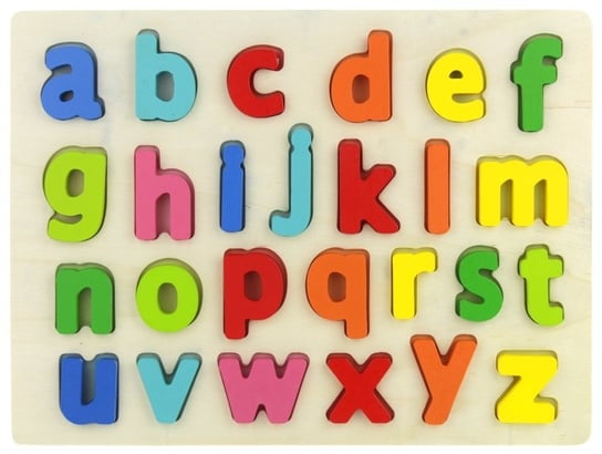 Urwiskowo, klocki alfabet puzzle drewniane układanka literki Urwiskowo