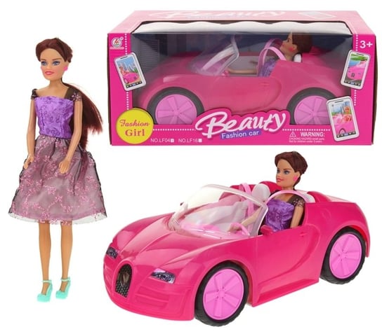 Urwiskowo, samochód dla lalek Cabriolet z lalką Barbie Urwiskowo