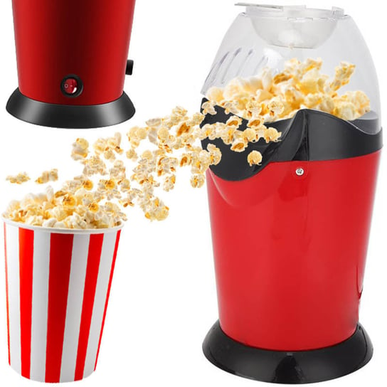 Urządzenie do popcornu RETOO czerwona retoo
