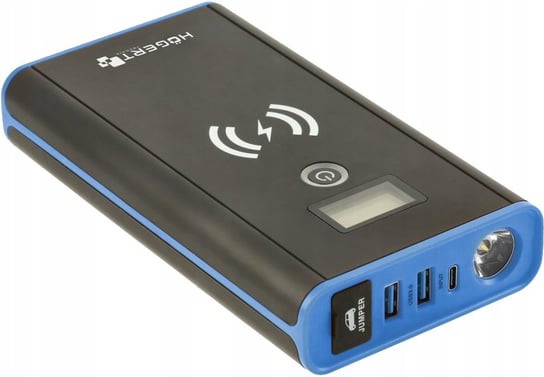 Urządzenie rozruchowe 400A, ładowarka indukcyjna latarka powerbank, Hoegert Hoegert Technik