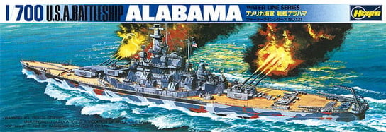 Us Battleship Alabama 1:700 Hasegawa Wl608 HASEGAWA