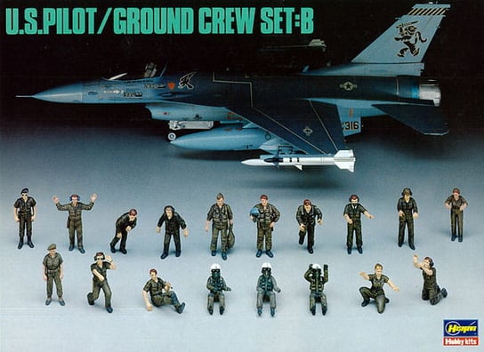 US Pilot/Ground Crew Set B 1:48 Hasegawa X48-5 HASEGAWA