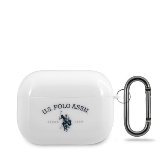 US Polo Assn Double Horse Logo - Etui Apple Airpods Pro (biały) U.S. Polo Assn.