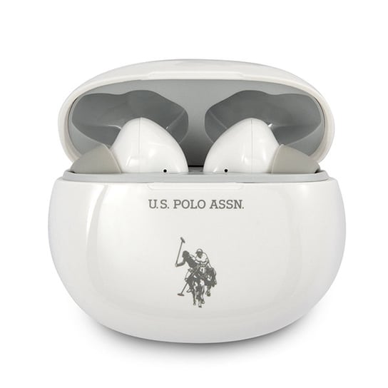 US Polo słuchawki Bluetooth USTWS1WH TWS + stacja dokująca biały/white U.S. Polo Assn.
