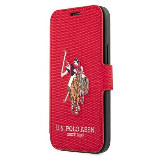 US Polo USFLBKP12LPUGFLRE iPhone 12 Pro Max 6,7" czerwony/red book Polo Embroidery Collection U.S. Polo Assn.