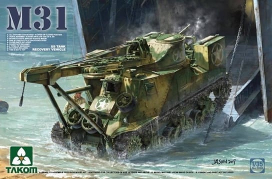Us Tank M31 Recovery Vehicle 1:35 Takom 2088 Takom
