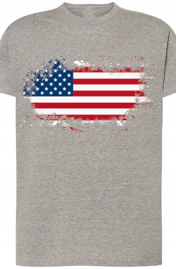USA Flaga Męski T-Shirt Modny Nadruk Rozm.M Inna marka