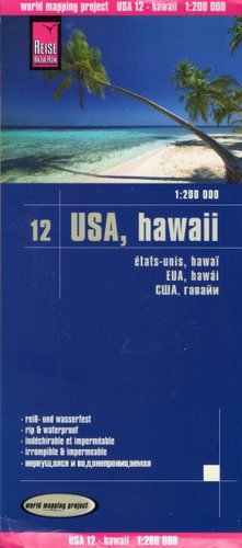 USA Hawaje. Mapa 1:200 000 Reise Know-How