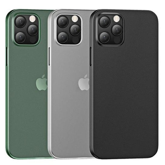 USAMS Etui Gentle iPhone 12 Pro Max 6,7" zielony/transparent green IP12PMQR03 (US-BH610) USAMS