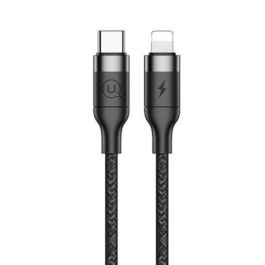 USAMS Kabel pleciony U31 USB-C na Lightn ing PD Fast Charge 1.2m czarny/black SJ350USB01 (US-SJ350) USAMS