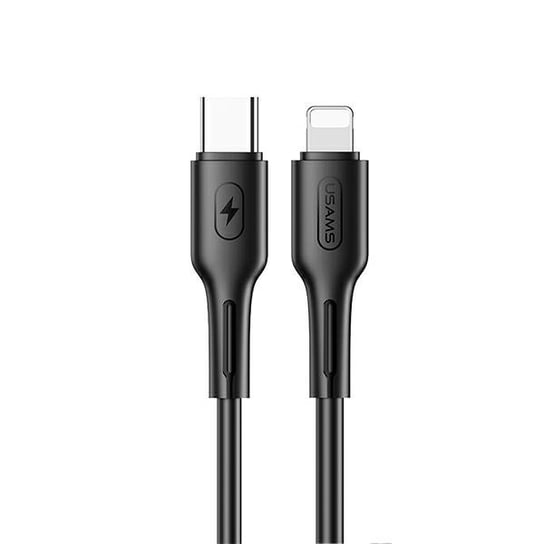 USAMS Kabel U43 USB-C na Lightining 30W PD 1.2m czarny/black SJ406USB01 (US-SJ406) USAMS
