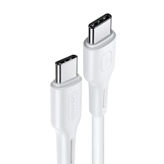 USAMS Kabel U43 USB-C na USB-C 100W PD Fast Charge 5A 1.2m biały/white SJ459USB02 (US-SJ459) USAMS