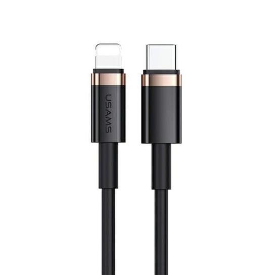 USAMS Kabel U63 USB-C na Lightning 1,2m 20W PD Fast Charge czarny/black SJ484USB01 (US-SJ484) USAMS