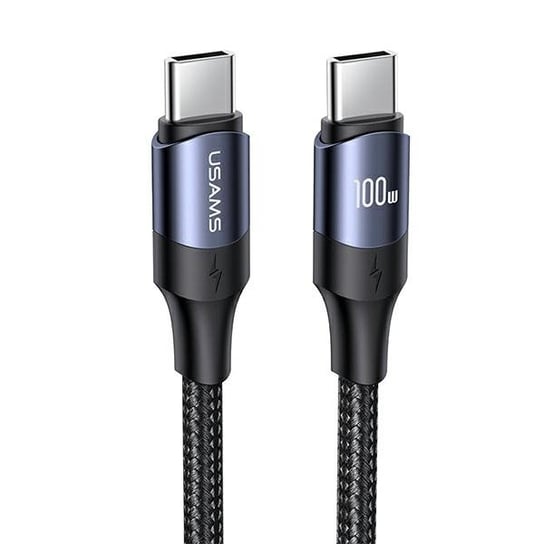 USAMS Kabel U71 USB-C na USB-C 3m 100W PD Fast Charge czarny/black SJ526USB01 (US-SJ526) USAMS