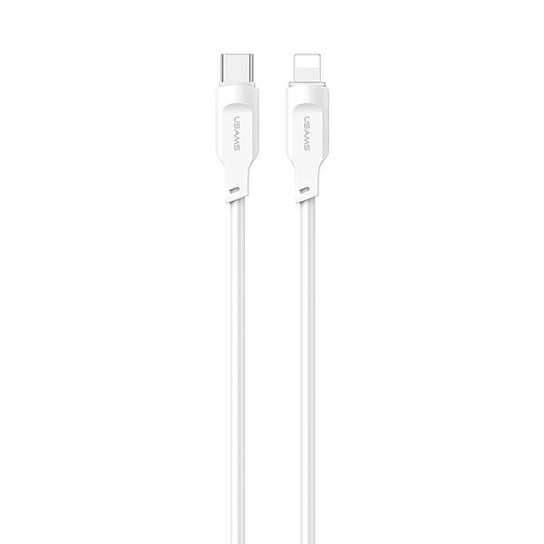 USAMS Kabel USB-C na Lightning PD Fast Charging 1,2m 20W Lithe Series biały/white SJ566USB02 (US-SJ566) USAMS