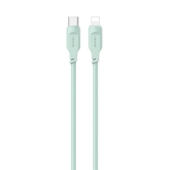 USAMS Kabel USB-C na Lightning PD Fast Charging 1,2m 20W Lithe Series zielony/green SJ566USB04 (US-SJ566) USAMS