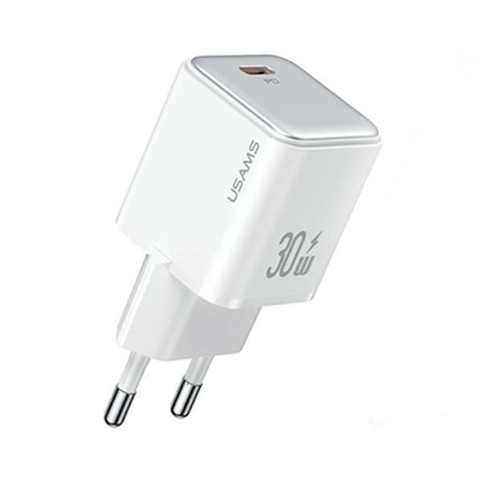 USAMS Ład. siec. 1xUSB-C PD30W 3A (only head) PD3.0 Fast Charging biały/white X-ron Series CC186TC02 (US-CC186) Inna marka