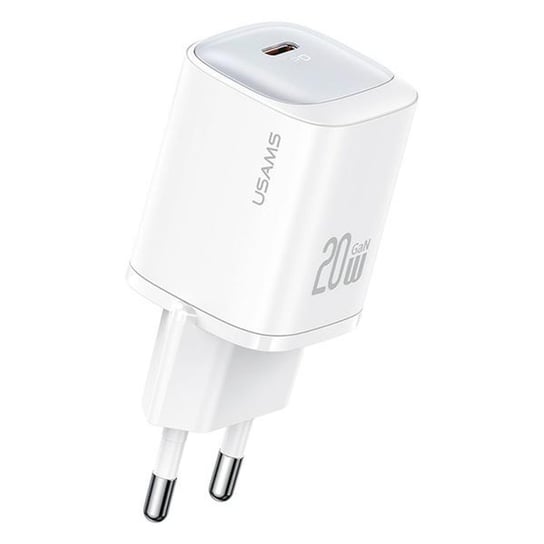 USAMS Ład. siec. CC248 20W GaN USB-C Fast Charging HC Series biały/white CC248TC02 Inna marka