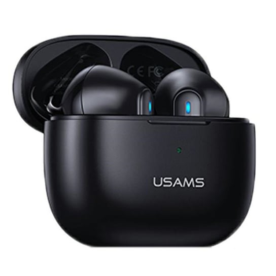 USAMS NX10 Series - Słuchawki Bluetooth 5.2 TWS + etui ładujące (czarny) USAMS