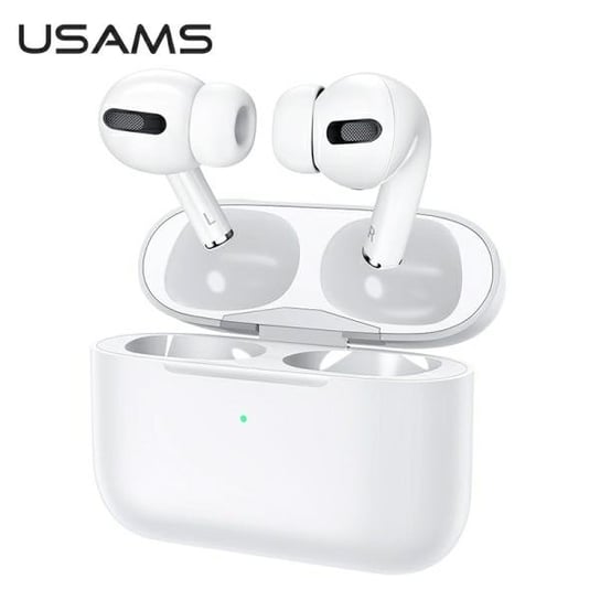 USAMS Słuchawki Bluetooth 5.0 TWS ANC YB Series bezprzewodowe biały/white BHUYB01 (US-YB001) Origianl size USAMS