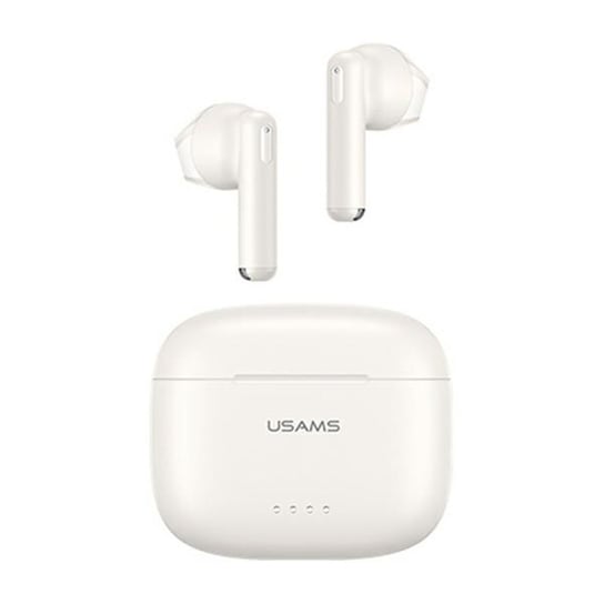 USAMS US Series - Słuchawki Bluetooth 5.3 TWS + etui ładujące (biały) USAMS