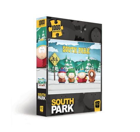 Usaopoly, puzzle, South Park "Paper Bus Stop", 1000 el. USAopoly