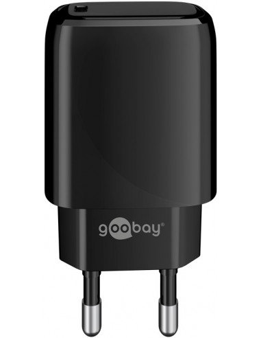 USB-C™ PD (Power Delivery) Szybka ładowarka (20W) czarna Goobay