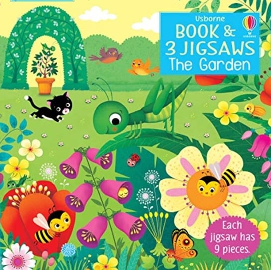 Usborne Book and 3 Jigsaws: The Garden Taplin Sam