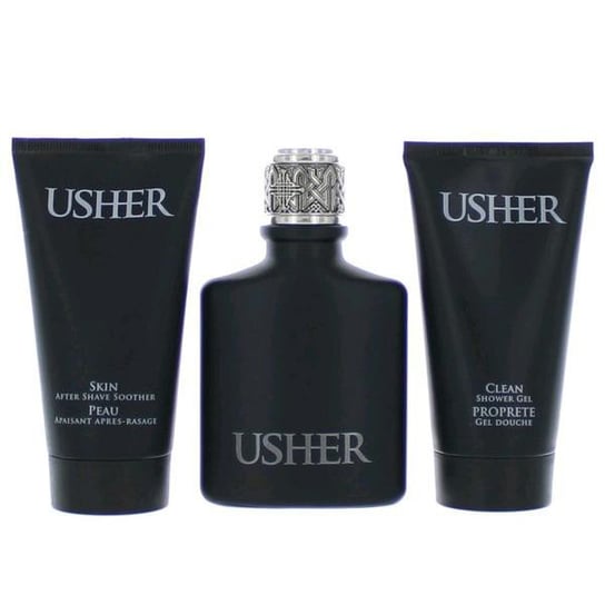 Usher He Woda Toaletowa 100ml + shower gel 100ml. + after shave 100ml. ZESTAW DISCONTINUED Usher