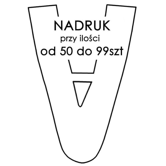 Usług nadruku 1szt przy zakup 50-99szt szelek STAMAL