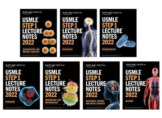 USMLE Step 1 Lecture Notes 2022: 7-Book Set Kaplan Medical