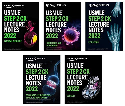 USMLE Step 2 CK Lecture Notes 2022: 5-book set Kaplan Medical