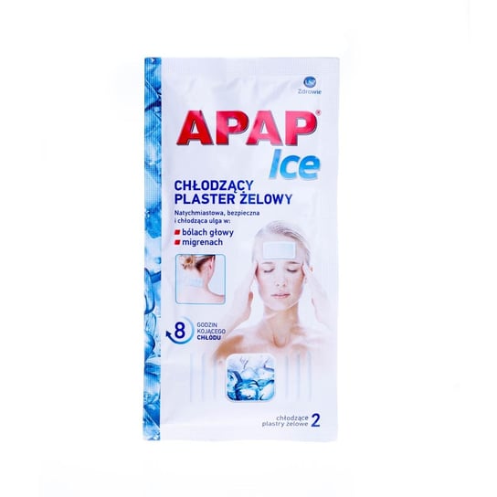 USP Zdrowie, APAP Ice, chłodzące plastry żelowe, 2 szt. USP Zdrowie
