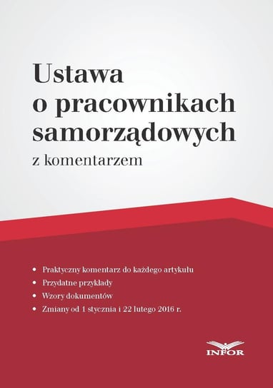 Ustawa o pracownikach samorządowych z komentarzem Kasprzak Magdalena