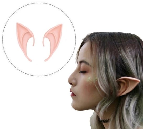 Uszy Elfa Elf Skrzat Kostium Anime Cosplay Hopki