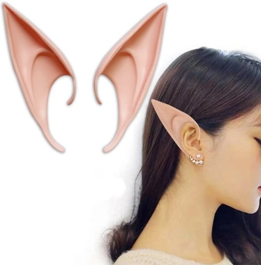 USZY ELFA ELF SKRZAT KRASNAL TROLL ELFIE USZY LATEKSOWE ANIME COSPLAY BAL Hopki