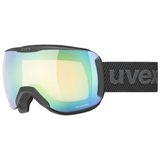 Uvex Gogle Narciarskie Downhill 2100 V Black Mat Dl/Green-Clear S1-S3 UVEX