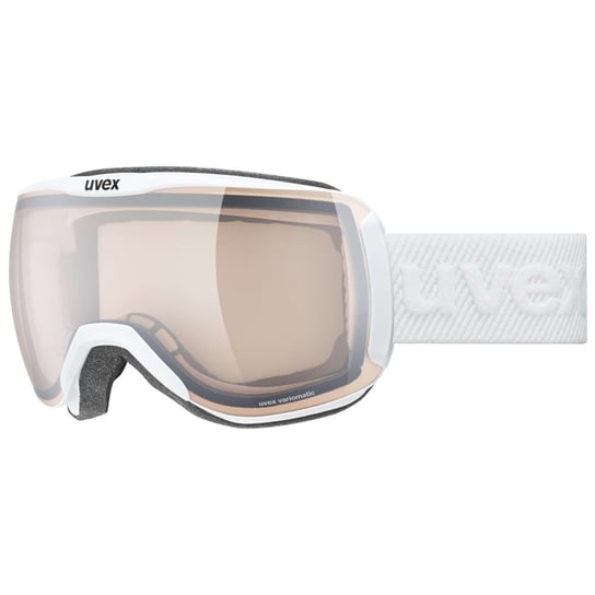 Uvex Gogle Narciarskie Downhill 2100 V White Mat Dl/Silver-Clear S1-S3 UVEX